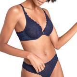 Aubade-Rosessence-Plunging-Triangle-v neck-bra-low-cut-Bra-Noctrunal-Blue-Navy-HK12-6-AW21-2021-12 160x