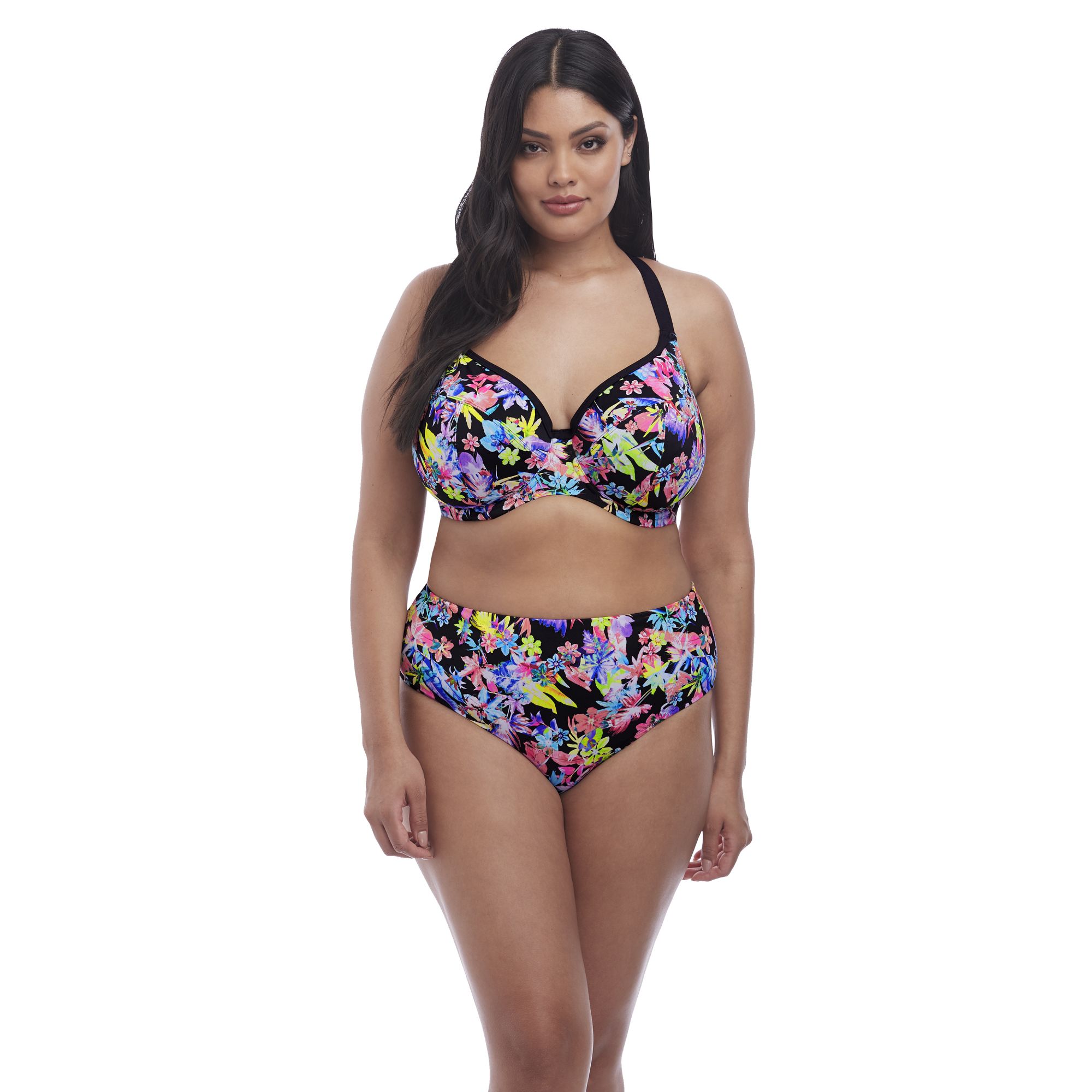 ELECTROFLOWER-BLACK-PLUNGE-BIKINI-TOP-ES7172-MID-RISE-BRIEF-ES7174-F-TRADE-3000-AW19