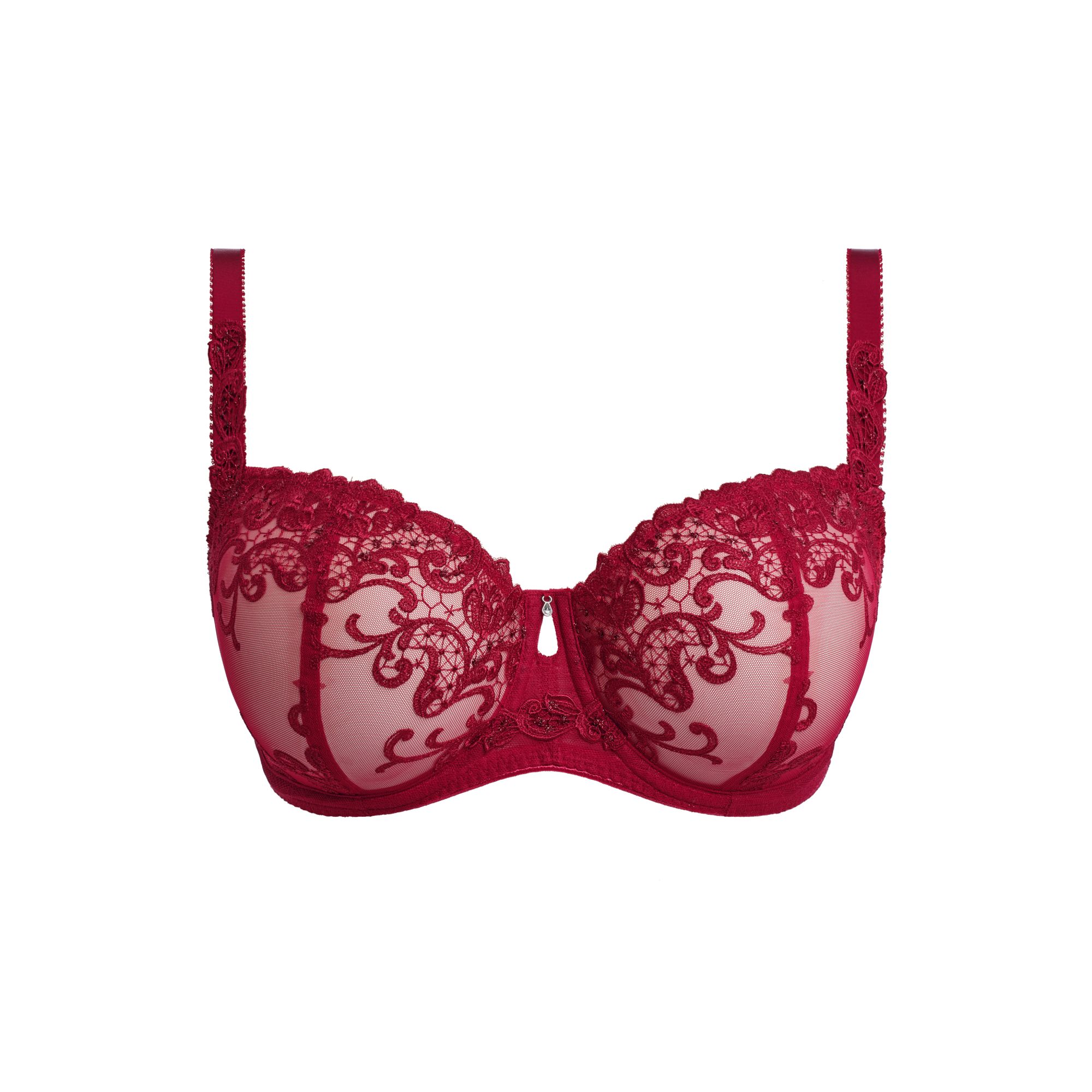PORTIA RED UW-BALCONETTE-BRA FL102607 CUTOUT WEB AW25