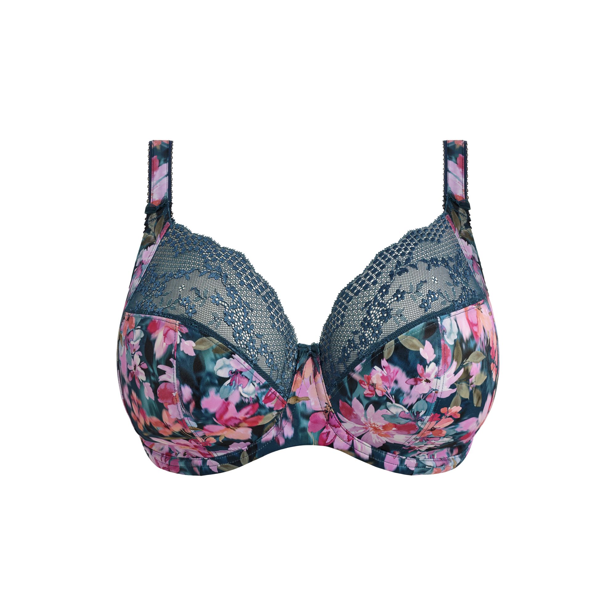 LUCIE TEAL-FLORAL UW-PLUNGE-BRA-STRETCH EL4490 CUTOUT WEB AW25